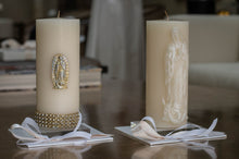 Cargar imagen en el visor de la galería, Cirio Virgen de Guadalupe Plata y Oro